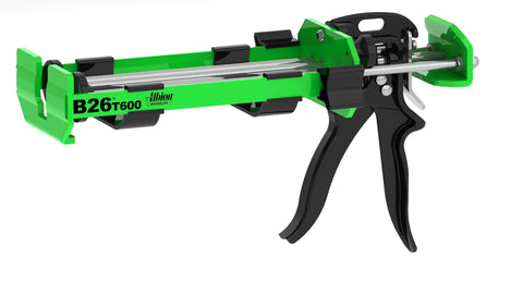 Albion Engineering Company B26T600 600 Series B-Line Manual Multi-Component Cartridge Epoxy Adhesive Gun, 1:1 Ratio (300 x 300 ml) & 2:1 Ratio (300 x 150 ml)