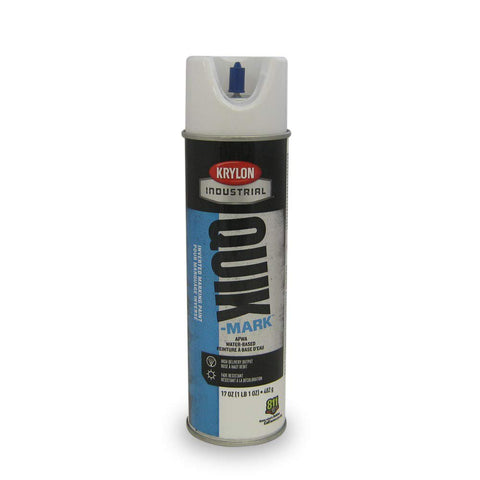 Krylon Industrial Brilliant White Inverted Marking Paint S03901 20oz 12PK