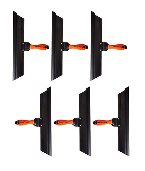 Kraft Tool Co. GG244 18 in. Squeegee Trowel, 6-Pack