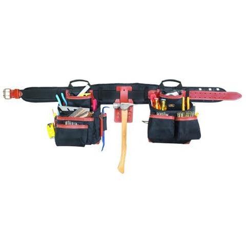 CLC Custom LeatherCraft 51452 4 Piece Top Of The Line Pro Framer's Tool Belt,...