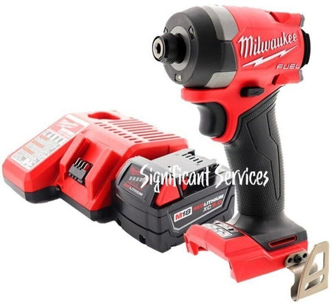 Milwaukee 2953-20 M18 FUEL 18V 1/4" Cordless Impact Driver 5.0 Ah Battery Kit