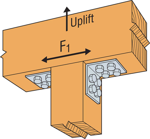 Simpson Strong Tie HL55 7-Gauge 5-Inch by 5-Inch Heavy Angle