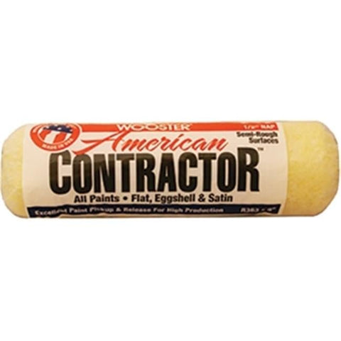 Wooster Brush R564 9 inch American Contractor 3/4 inch Nap Paint Roller -...