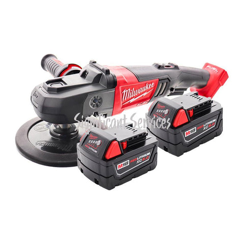 Milwaukee 2738-20 M18 Fuel 7" Cordless Variable Speed Polisher 5.0 Ah Batteries