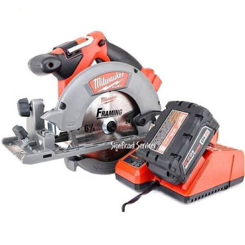 Milwaukee 2730-20 M18 FUEL Brushless Cordless 6 1/2 Circular Saw 5.0 Battery Kit