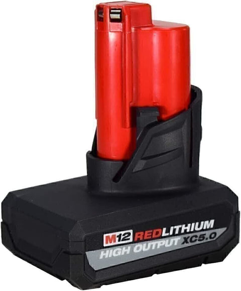 Milwaukee 48-11-2450 12V Lithium-Ion High Output 5Ah Battery 2 Pack