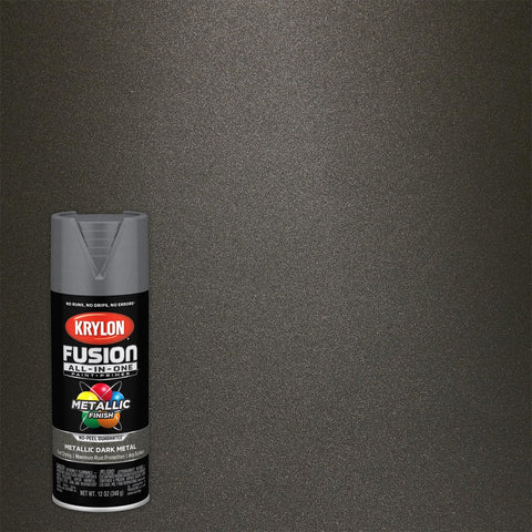 Krylon K02769007 Fusion All-In-One Spray Paint for Indoor/Outdoor Use, Metallic