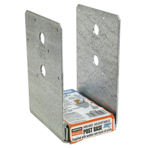Simpson Strong Tie ABU46Z 1 1 1 ZMAX Galvanized 12-Gauge 4-Inch by 6-Inch...