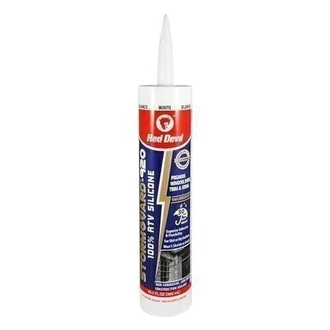 Red Devil 0780 StormGuard 920 100% RTV Silicone Window and Door Sealant, A Wa...