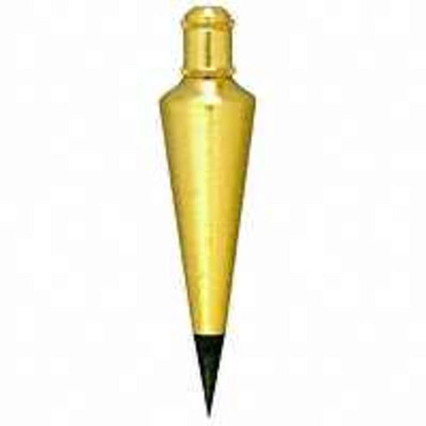 Johnson Level & Tool 108 Plumb Bob, 8 oz., Brass Finish, 1 Pack