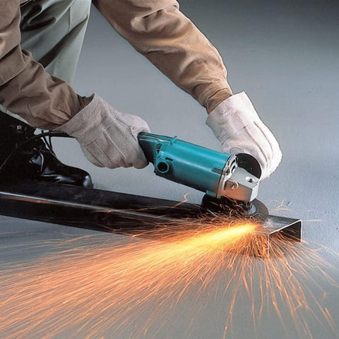 Makita 9005B 5-Inch Angle Grinder 9 Amp Motor Teal with Removable Side Handle