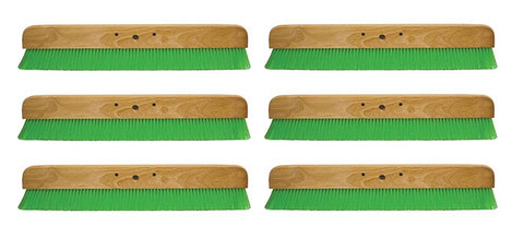 Kraft Tool Co. CC456-01 36 in. Green Nylex Soft Finish Broom Head, 6-Pack