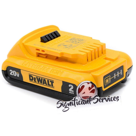 DeWALT DCF887B 20V MAX XR Li-Ion Brushless 1/4" Impact Driver 2.0 Ah Batteries
