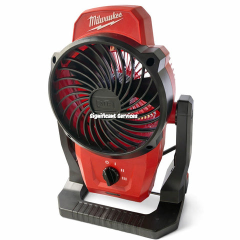 Milwaukee 0820-20 M12 12V Cordless Mounting Fan 400 CFM 14 MPH Tool Only