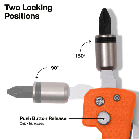 Klein Tools 44056D Electrician's Pocket Knife with Driver, Sheepsfoot Blade, Wire-Stripping Notch, Removable 1/4-Inch Slotted and #2 Phillips Bit, 90 and 180-Degree Driver Locking Positions