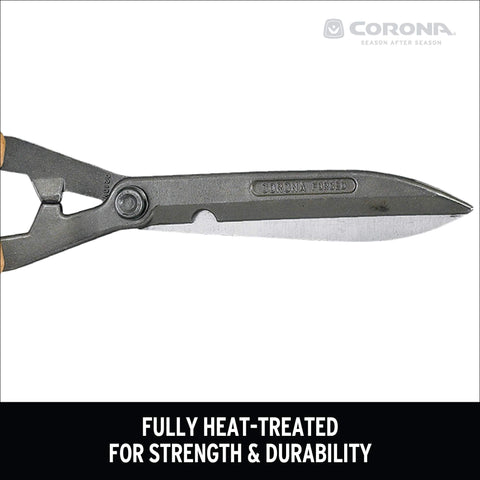Corona HS 3911 Forged Hedge Shear 8-1/4" Wood Handle Limb Notch