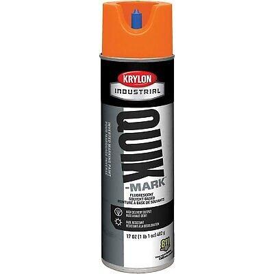 Krylon Industrial Quik-Mark Sb Inverted Marking Paint Fluorescent Orange, Lot...