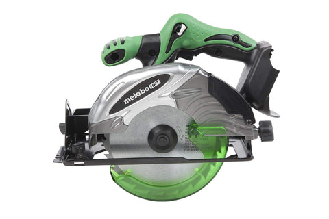 Metabo HPT 18V Cordless 6-1/2" Circular Saw | Tool Only | No Battery | Soft Grip Handle | Built-In Spotlight | Lifetime Tool Warranty | C18DSLQ4