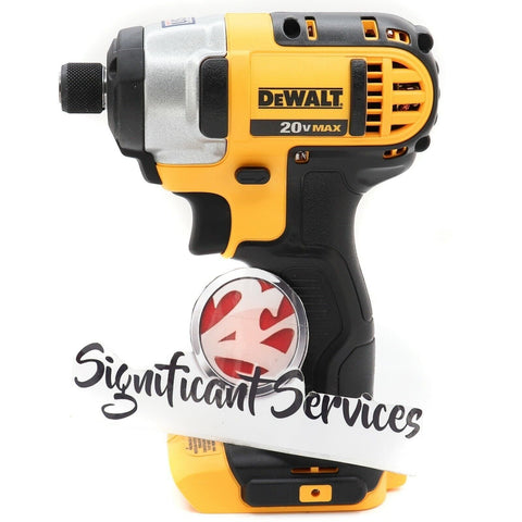 NEW DeWALT DCF885 20V 20 Volt Max 2.0 Ah Li-Ion 1/4" Impact Drill Driver Kit