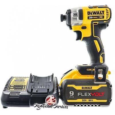 DeWALT DCF887 20V 3 Speed XR FLEXVOLT 6.0 Ah Brushless 1/4" Impact Driver Kit