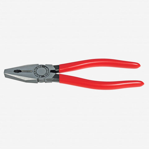 Knipex 0301200 Combination Pliers Black Atramentized Plastic Coated 8 In