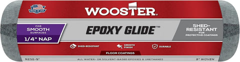 Wooster R232-9 Epoxy Glide Paint Roller Cover 9 in x 1/4 in Nap 3-Pack