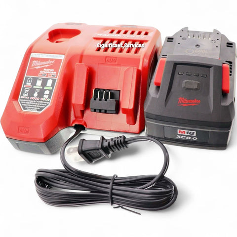 Milwaukee 48-59-1880 M18 REDLITHIUM HIGH OUTPUT XC8.0 Starter Kit (8 Ah)