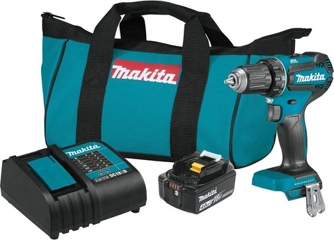 Makita XFD13SM1 18V LXT® Lithium-Ion Brushless Cordless 1/2" Driver-Drill Kit...