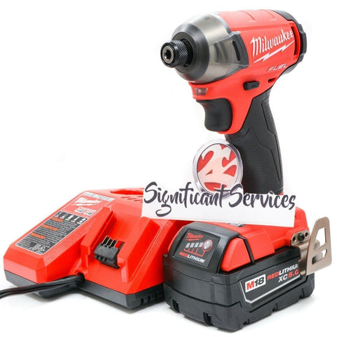 MILWAUKEE 2760-20 M18 FUEL SURGE 1/4 In. Hex Hydraulic Impact Driver 5.0 AH Kit