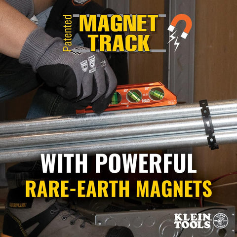 Klein Tools 935AB4V Magnetic Torpedo and Conduit Level, 6-Inch