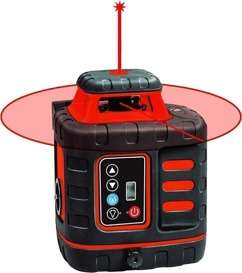 Johnson Level & Tool 40-6532 Self-Leveling Rotary Laser Kit, Red