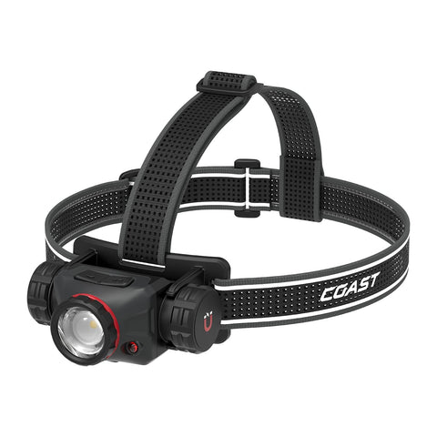 Coast XPH40R LED Headlamp 3000 Lumen Voice Control 7-Mode Focus Red Green Beams
