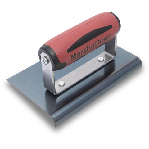 Marshalltown 158BD Blue Steel Concrete Edger 6 x 4 in 3/8 in Radius 1/2 in Lip