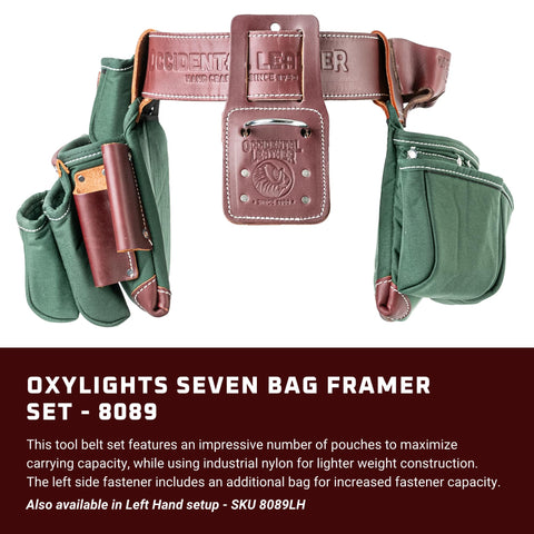 Occidental Leather 8089 SM OxyLights 7 Bag Framer Set