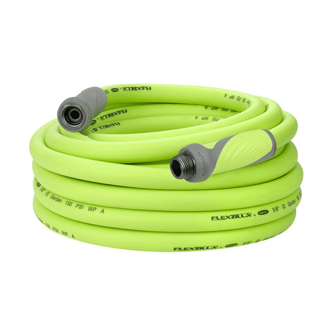 Flexzilla HFZG550YWS-E Garden Hose with SwivelGrip, 5/8 in. x 50 ft. Heavy Duty