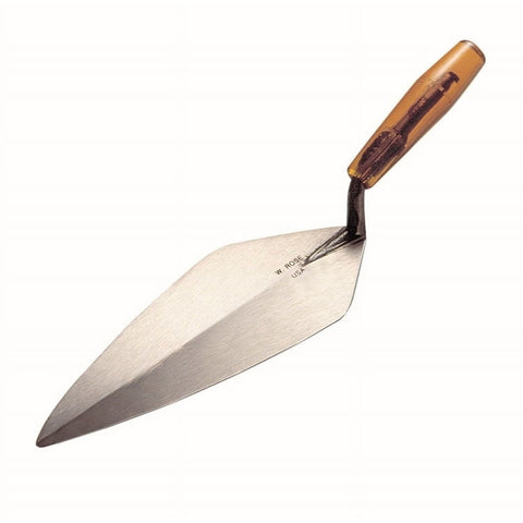 W. Rose RO1416-11 11" Narrow London Brick Trowel w/Plastic Handle
