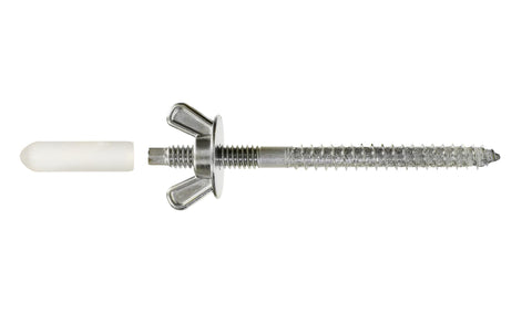 Simpson Strong-Tie SPS25344-KT 1/4 x 3-7/16 Stainless Storm-Panel Screw Kit 25ct