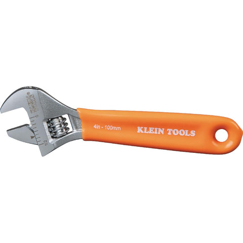 Klein Tools O5064 Adjustable Wrench Extra Capacity SAE Metric 4" Alloy Steel