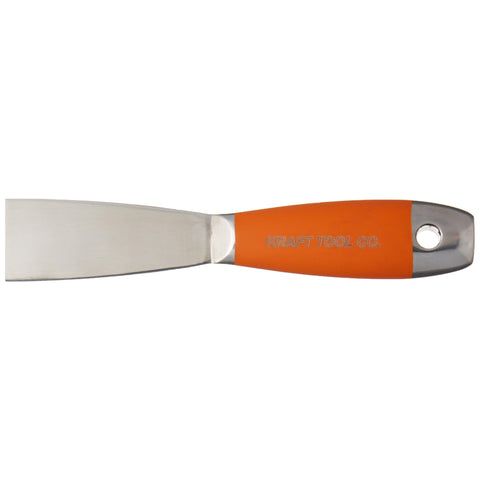 Kraft Tool DW727PF Flex All Stainless Steel Putty Knife with Sure Grip Handle, 1-1/2-Inch