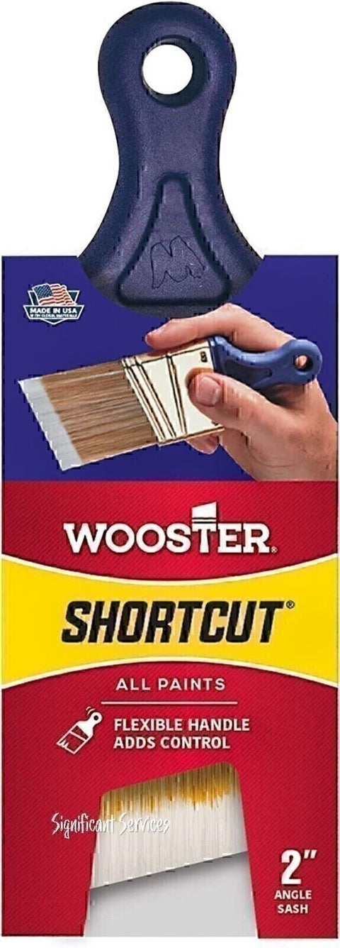 Wooster Brush Q3211 2 inch Shortcut Angle Sash Paintbrush, Pack of 12