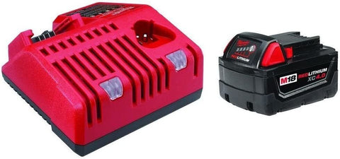 Milwaukee 48-59-1812 M18/M12 Charger + 48-11-1840 XC 4.0Ah Battery Kit