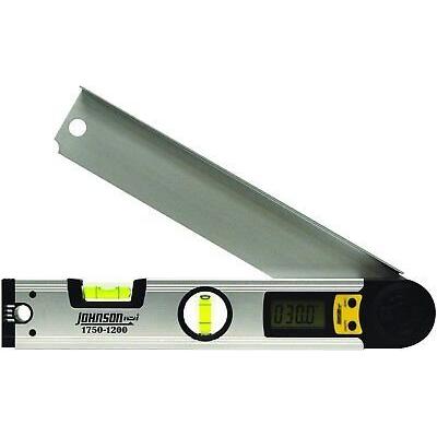 Johnson Level & Tool 1750-1200 Digital Angle Locator, 12", Silver, 1 Locator