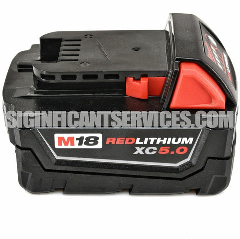 Milwaukee 48-59-1808 NEW M12/M18 5.0 Ah Lithium-Ion Battery Rapid Charger