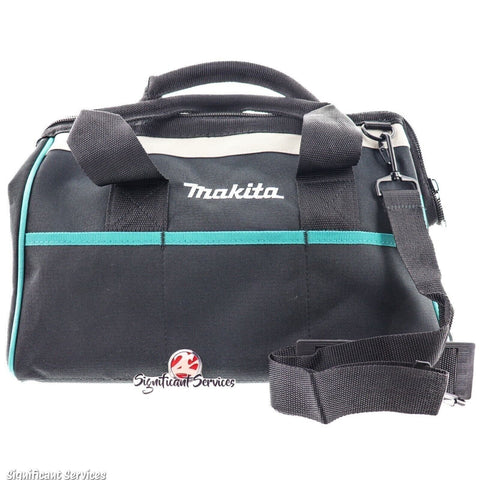 MAKITA XGT Contractor Tool Bag Storage Case Outside Pockets 14" x 11" x 9" Strap
