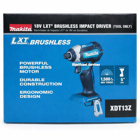 Makita XDT13Z 18V LXT 1/4" Lithium-Ion Brushless Cordless Impact Driver