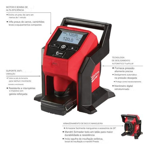 Milwaukee Electric Tools 2475-20 M12 COMPACT Inflator