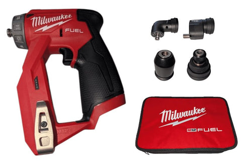 Milwaukee 2505-20 M12 FUEL Installation Drill/Driver 4-in-1 Attachments included