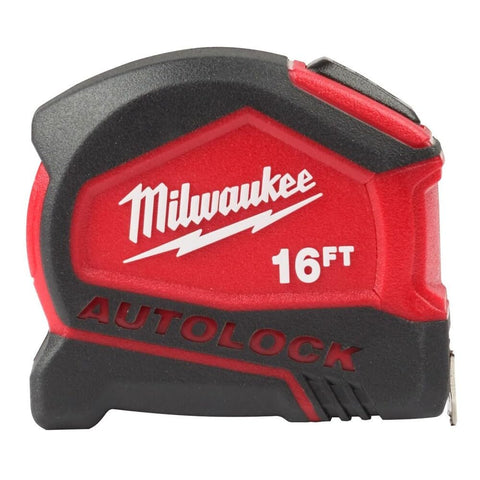 Milwaukee 48-22-6816 Auto-Lock Tape Measure 16 ft Measuring Tape