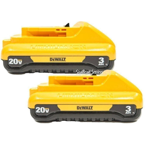 DeWALT DCB230-2 20V MAX Compact Li-Ion 3.0 Ah Battery 2 Packs