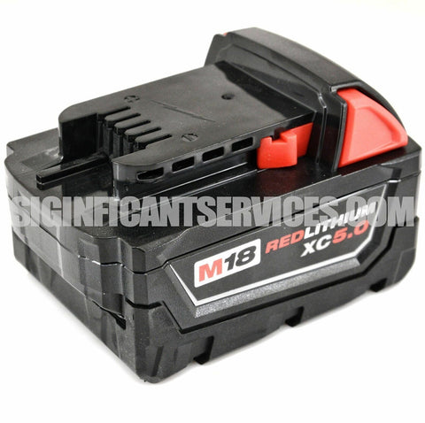 Milwaukee 48-59-1808 NEW M12/M18 5.0 Ah Lithium-Ion Battery Rapid Charger